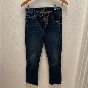 MOTHER Dark Blue Ankle Jeans